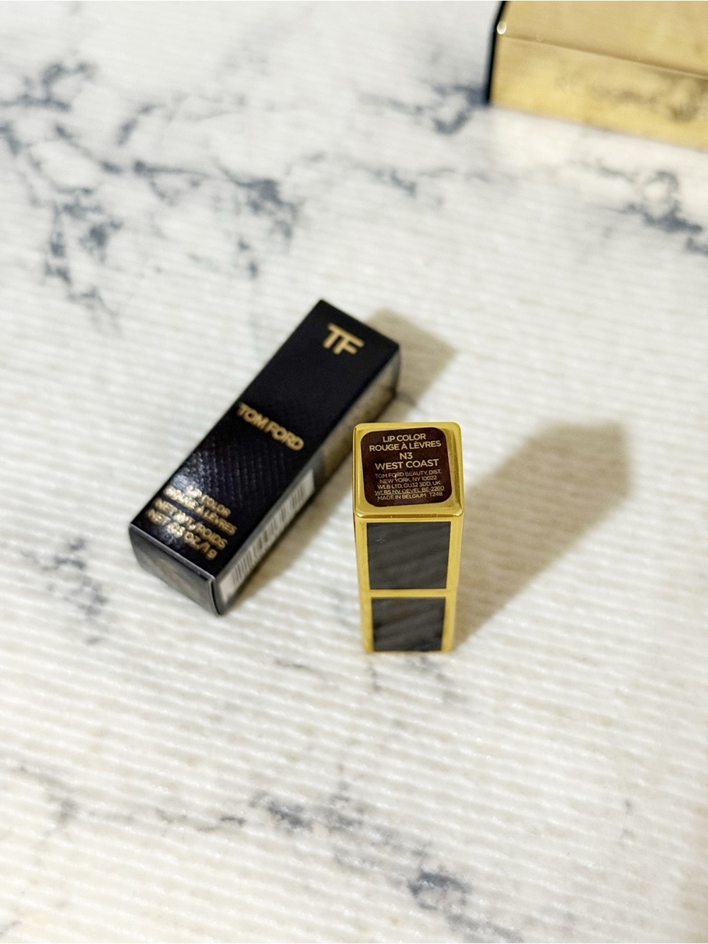 Tom Ford #N3 West Coast Mini Lipstick (Cinnamon Brown) - Picture 6 of 7